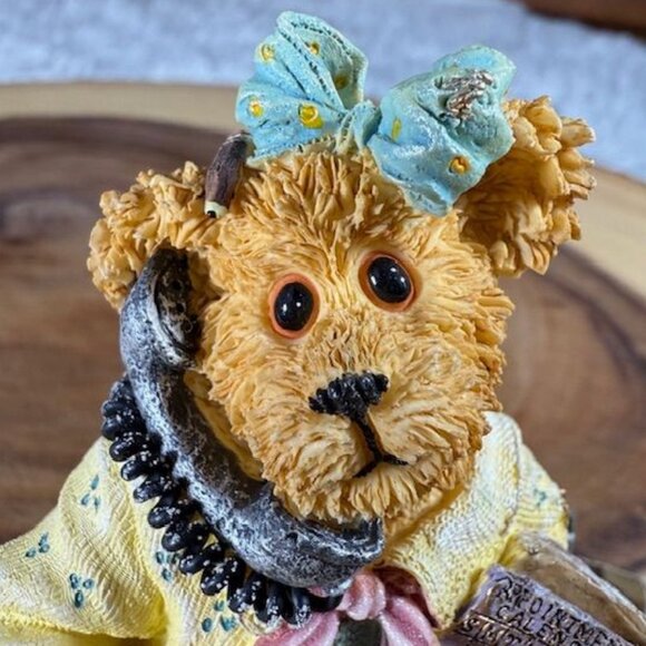 Vintage Boyds Bears Ineeda Break Overworked Bearstone Collection Figurine - Picture 2 of 11